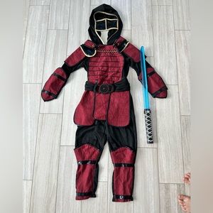 Japanese Samarai costume with sword, size 7-8y